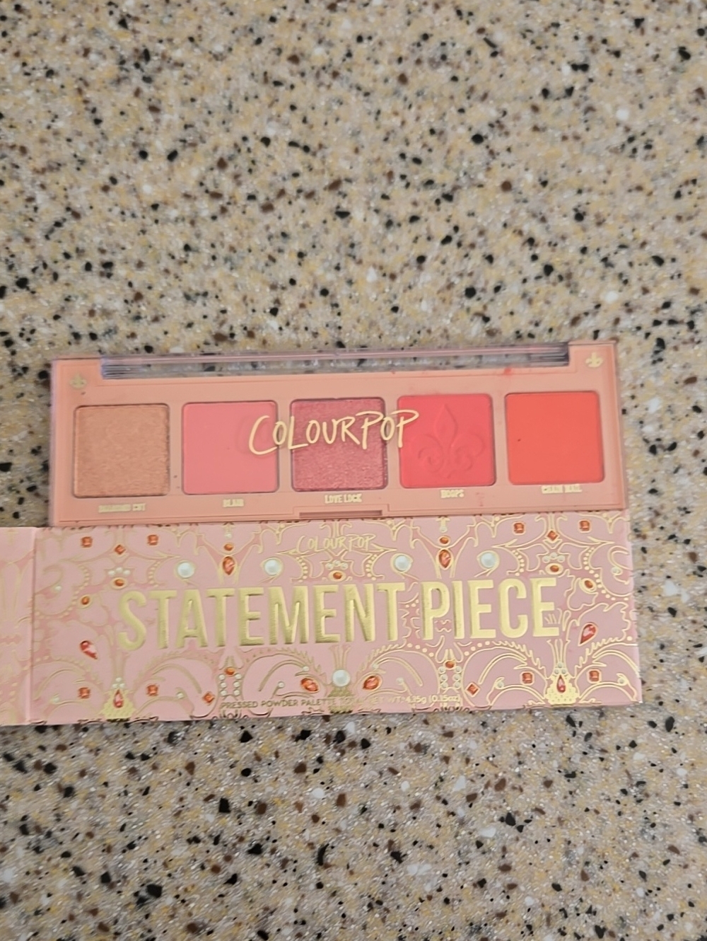 ColourPop Statement Piece Eyeshadow Palette — Pink & Coral Mix